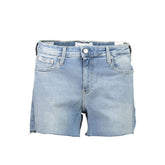 Calvin Klein Light Blue Cotton Women Shorts -   -  Calvin Klein.